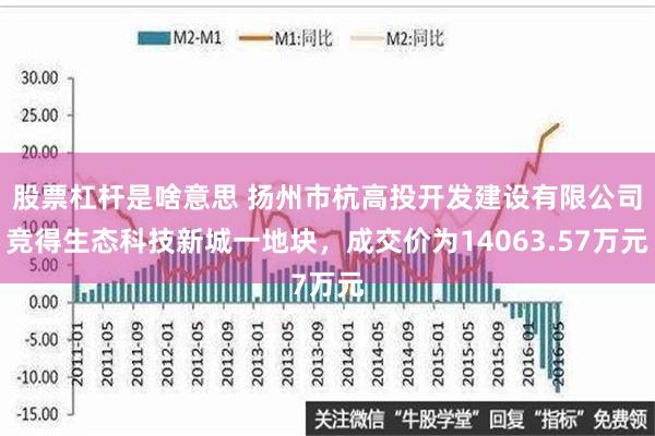 股票杠杆是啥意思 扬州市杭高投开发建设有限公司竞得生态科技新城一地块，成交价为14063.57万元