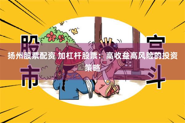 扬州股票配资 加杠杆股票：高收益高风险的投资策略