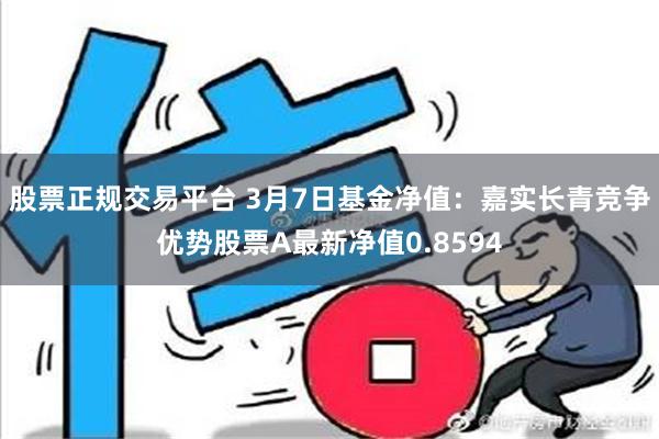 股票正规交易平台 3月7日基金净值：嘉实长青竞争优势股票A最新净值0.8594